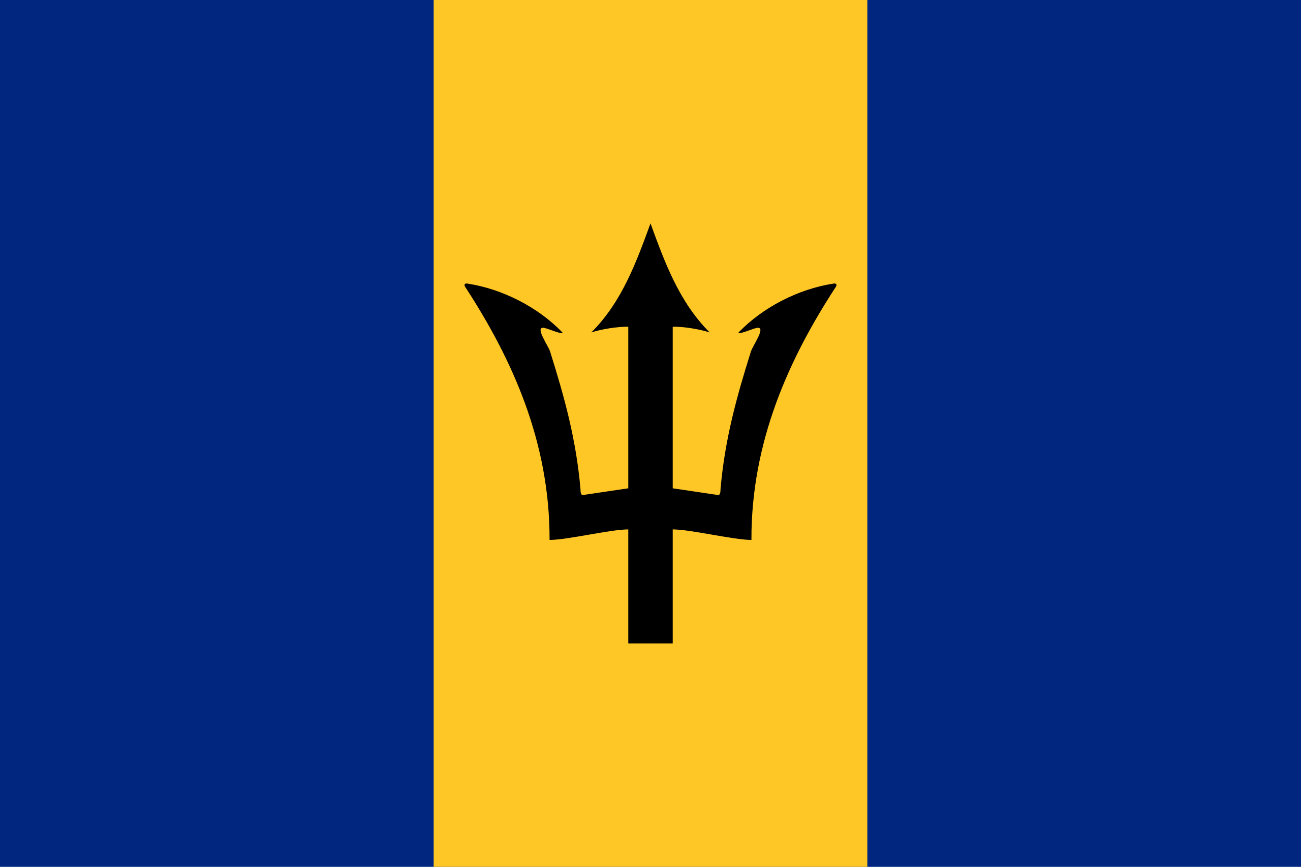 Barbadian flag